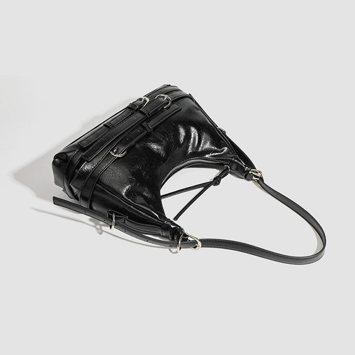 Damen Schultertasche mit modernem Metallic-Finish und trendigem Design Nord Taschen