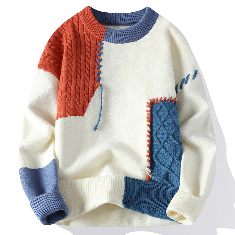 Herren Modischer Pullover mit Struktur Nord Taschen