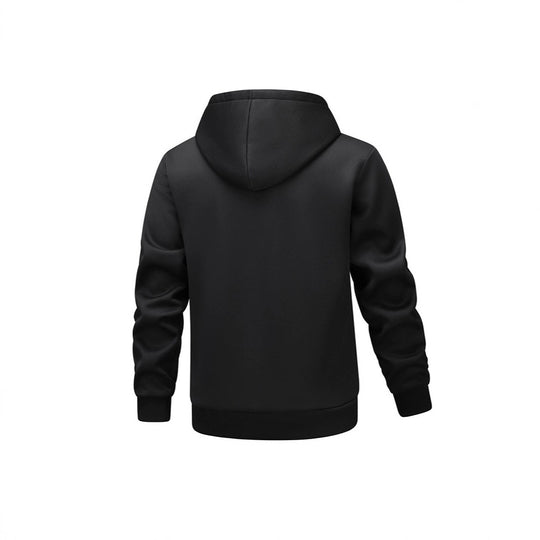 Herren Kuscheliger Teddyfleece-Kapuzenpullover mit Sherpa-Futter und Kängurutasche Nord Taschen