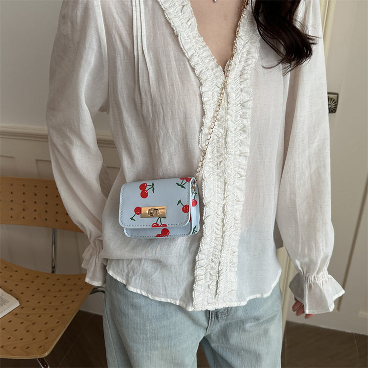 Damen Mini-Clutch mit fruchtigem Kirschdesign Nord Taschen