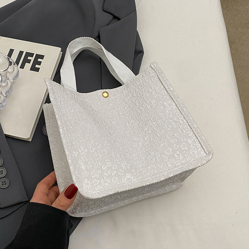 Damen Einkaufstasche aus strapazierfähigem Material mit floralem Design Nord Taschen