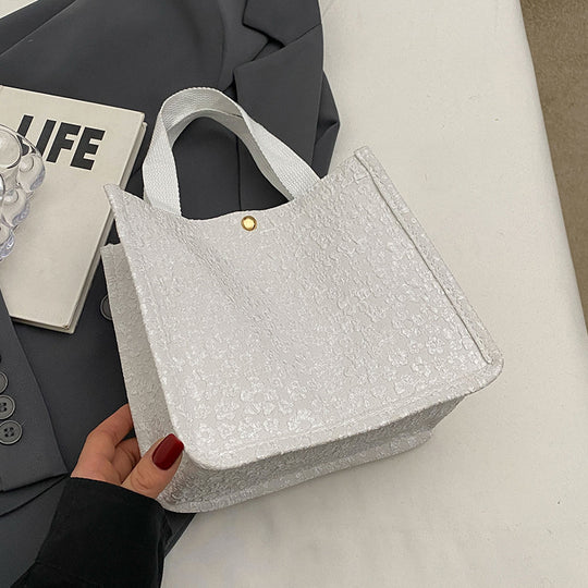 Damen Einkaufstasche aus strapazierfähigem Material mit floralem Design Nord Taschen