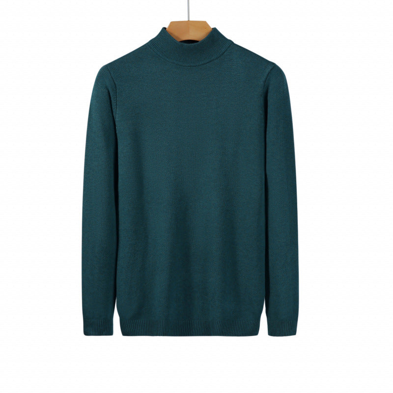 Damen Feiner Langarm-Feinstrickpullover mit schmalem Stehkragen und gerippten Bündchen Nord Taschen