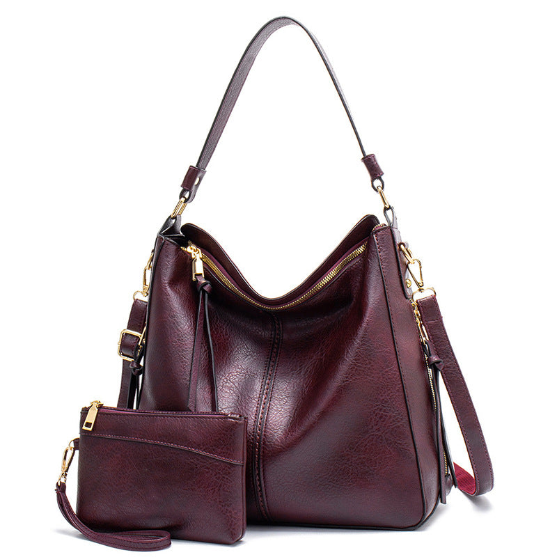 Damen Hobo-Tasche mit abnehmbarem Kosmetiktäschchen Nord Taschen