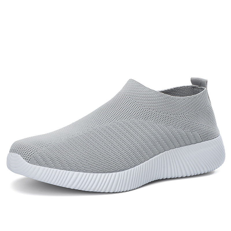 Damen luftige Slip-On Sneakers mit atmungsaktivem Design