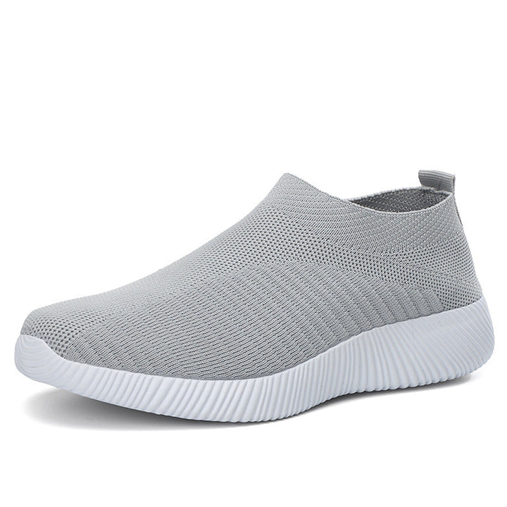 Damen luftige Slip-On Sneakers mit atmungsaktivem Design