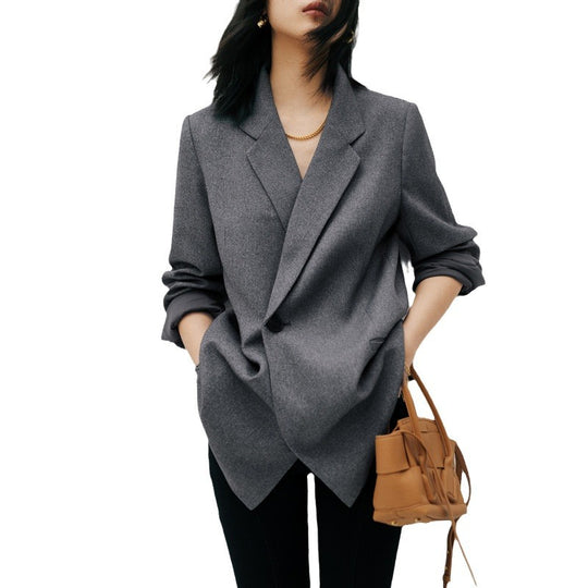 Damen Eleganter Oversized-Blazer Nord Taschen