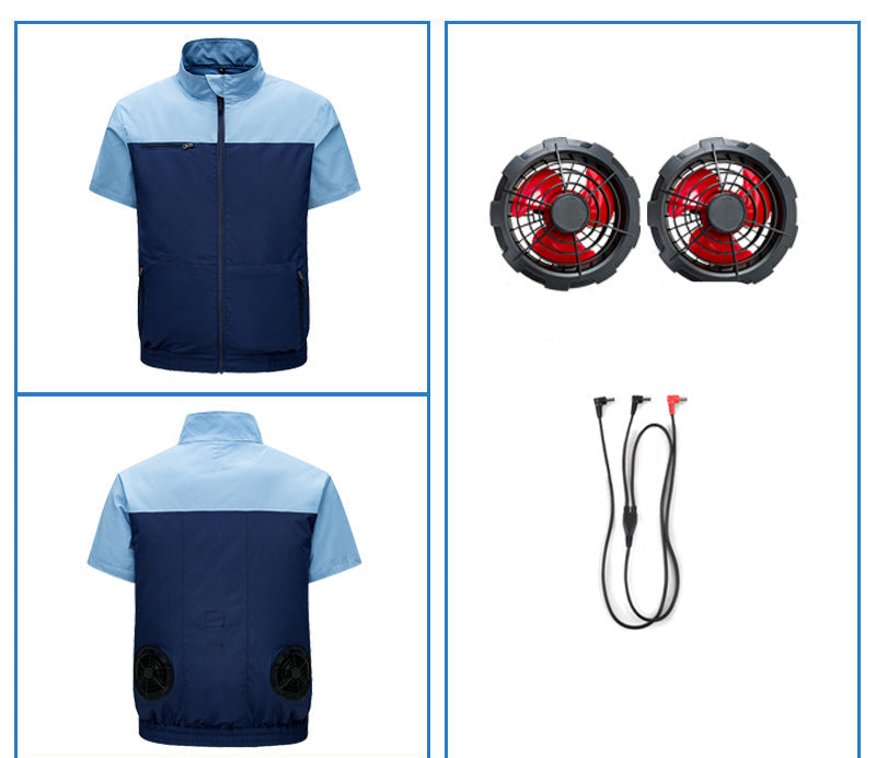 Unisex nan Niederspannungs Lüfter-Set für Kühljacken mit drei kompakten Ventilatoren und Y-Anschluss Nord Taschen