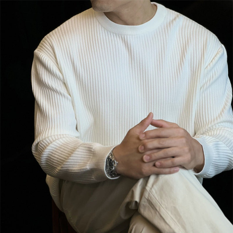 Herren Modischer Grobstrickpullover mit Rundhalsausschnitt Nord Taschen 1787964468