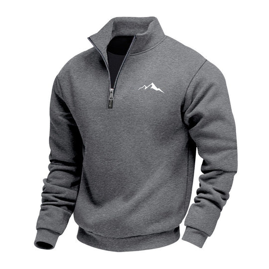 Herren Sweatshirt mit kurzem Reißverschluss Nord Taschen