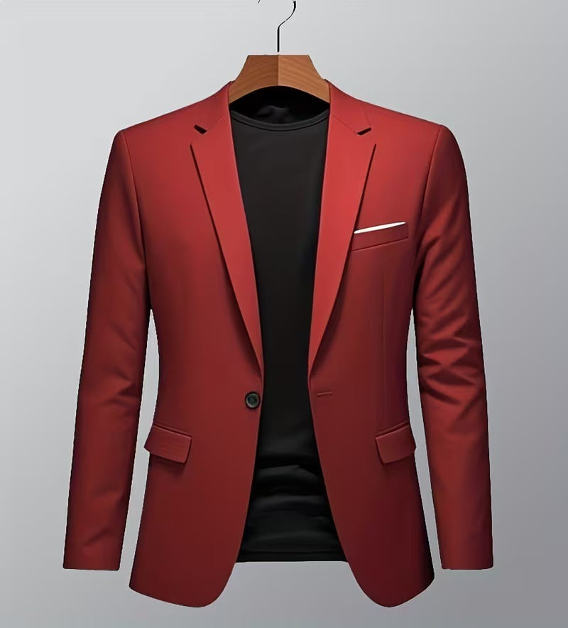 Herren taillierter Business-Sakko mit Stretchkomfort und modernem Revers Nord Taschen