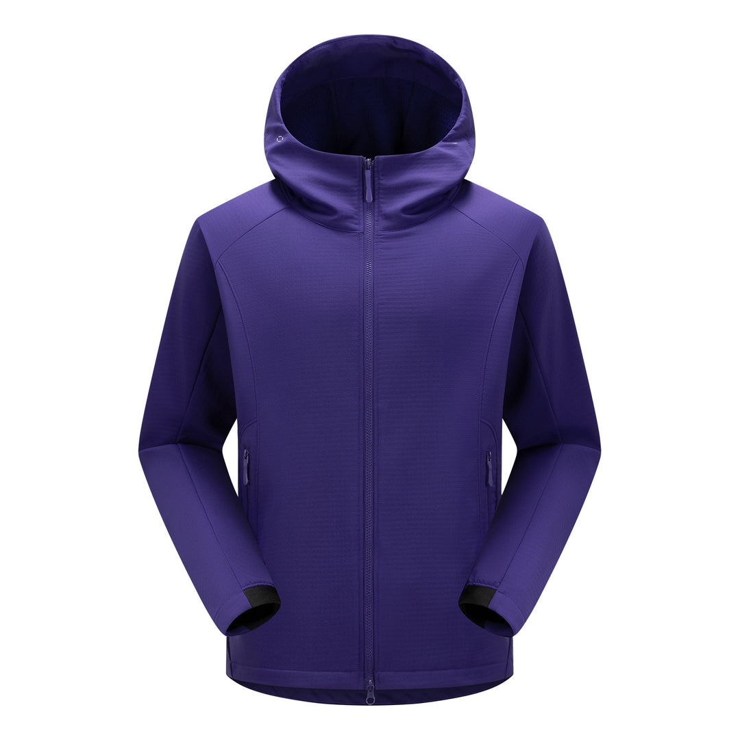 Herren Softshell-Outdoorjacke mit Kapuze, winddichter Membran und ergonomischem Schnitt Nord Taschen