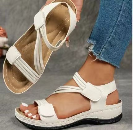 Damen orthopädische Sommer-Sandalen mit verstellbarem Riemendesign und komfortablem Fußbett Nord Taschen