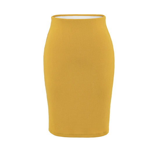 Damen Zweiteiliges figurbetontes Wickel-Top mit Dreiviertelärmeln und Highwaist-Bleistiftrock Nord Taschen