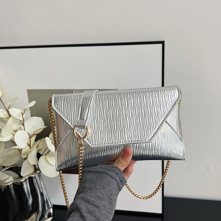 Damen elegante Clutch-Tasche mit strukturiertem Obermaterial Nord Taschen