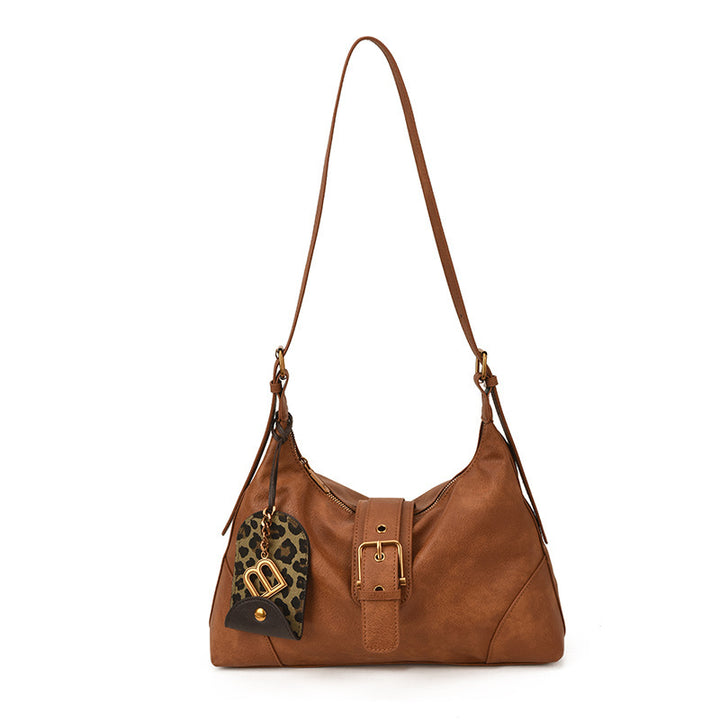 Damen elegante Schultertasche mit modischen Nietenakzenten Nord Taschen