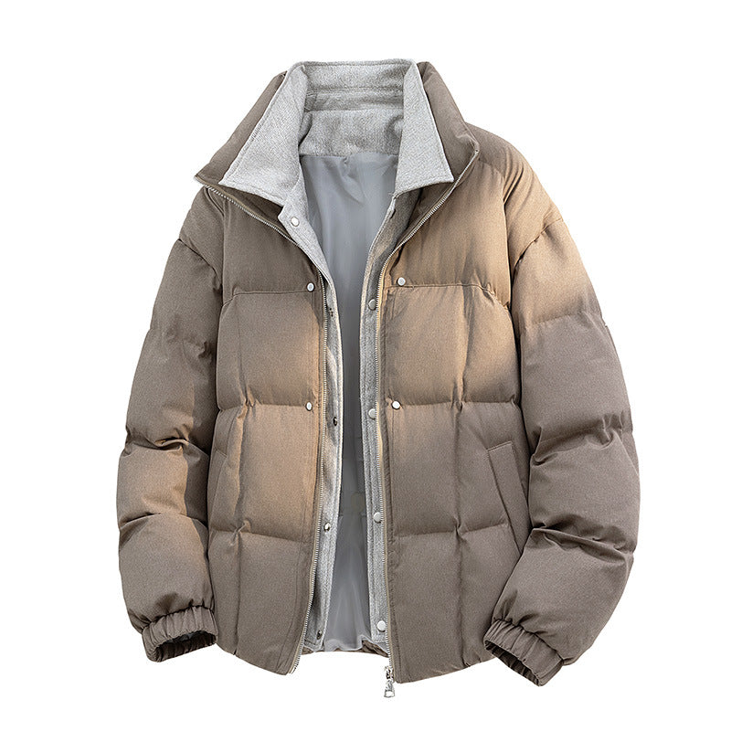 Herren Gepolsterte Steppjacke mit Thermofutter und hohem Kragen Nord Taschen