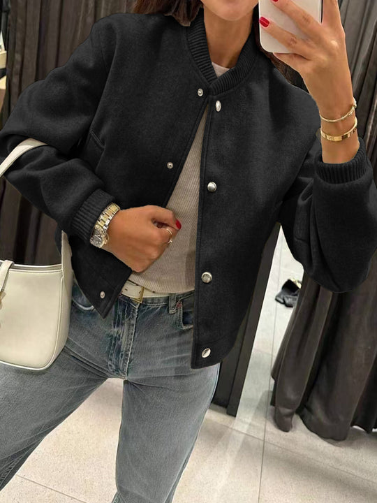 Damen Sportliche Oversized-Jacke Nord Taschen