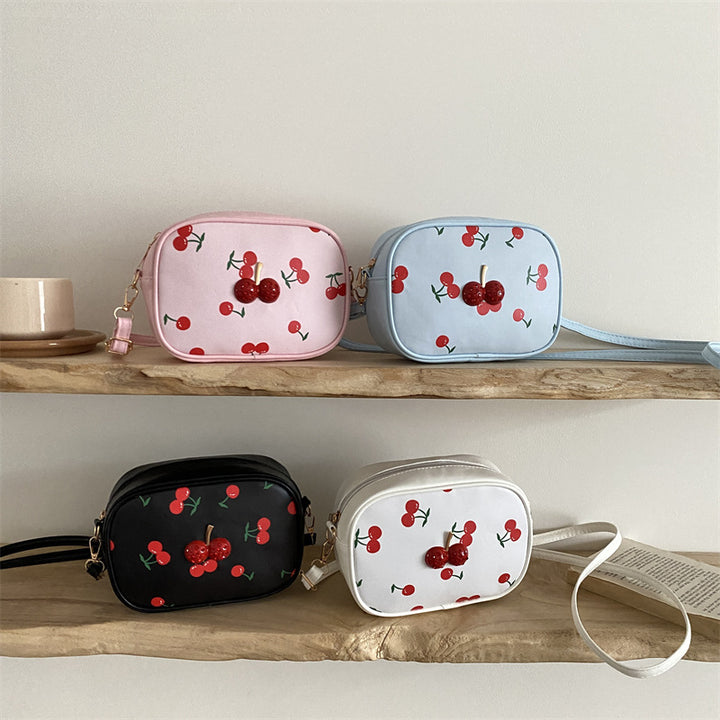 Damen Mini-Umhängetasche mit fruchtigem Kirschdesign Nord Taschen