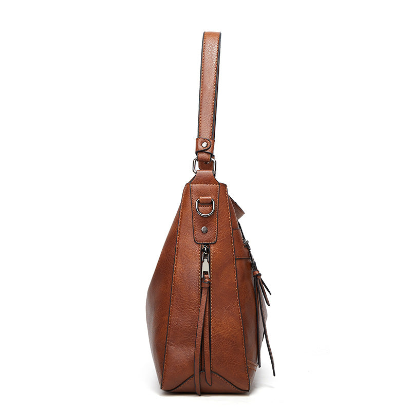 Damen Hobo-Tasche mit elegantem Faltendesign und praktischen Fächern Nord Taschen