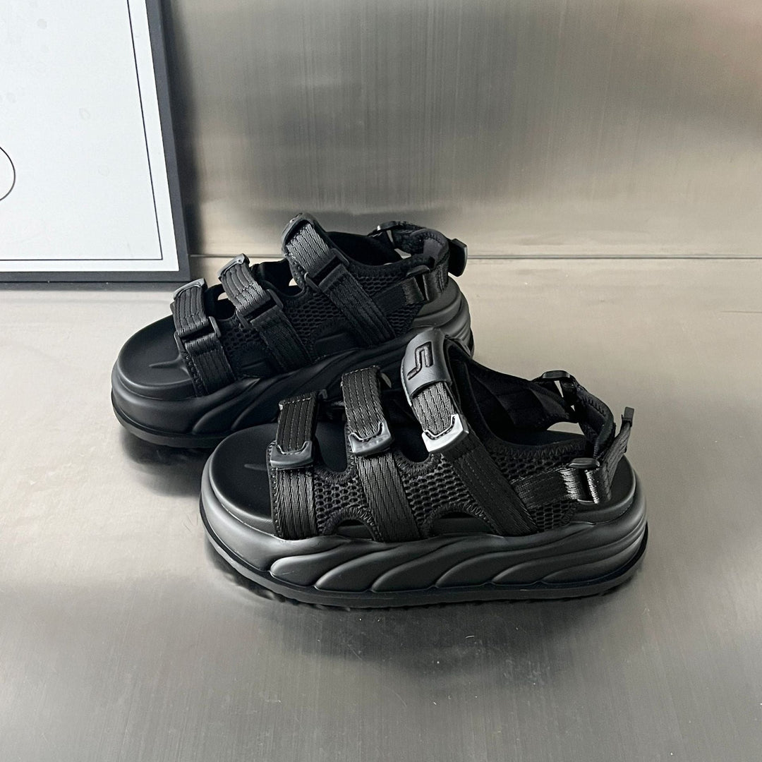 Damen Sportliche Sandalen mit verstellbaren Riemen und dämpfender Sohle