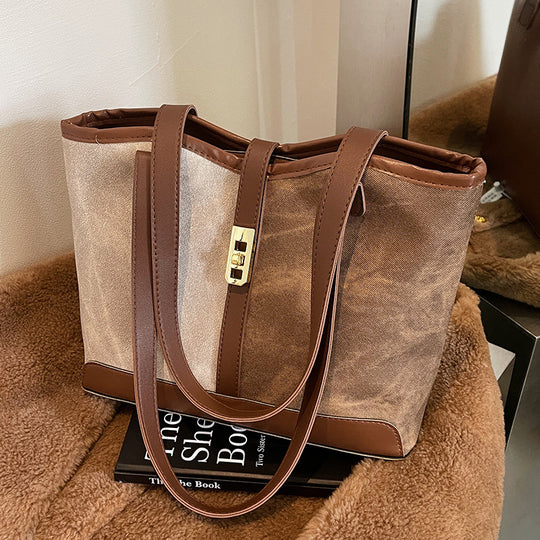 Damen Handtasche mit modernem Design und stabilen Griffen Nord Taschen