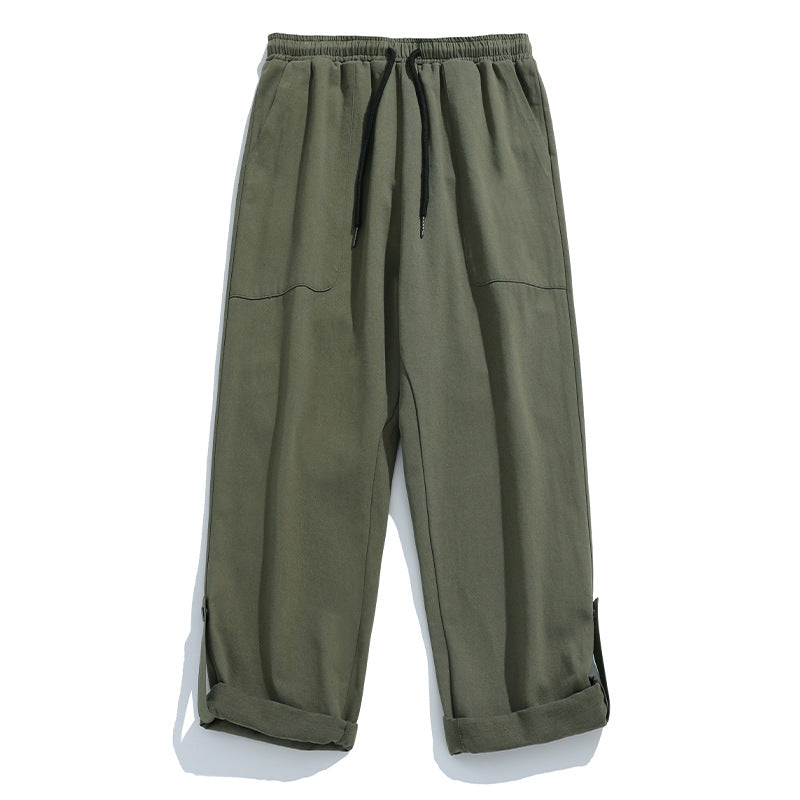Unisex Weite Komfort-Hose im Utility-Palazzo‑Schnitt mit elastischem Bund und aufgesetzten Taschen Nord Taschen