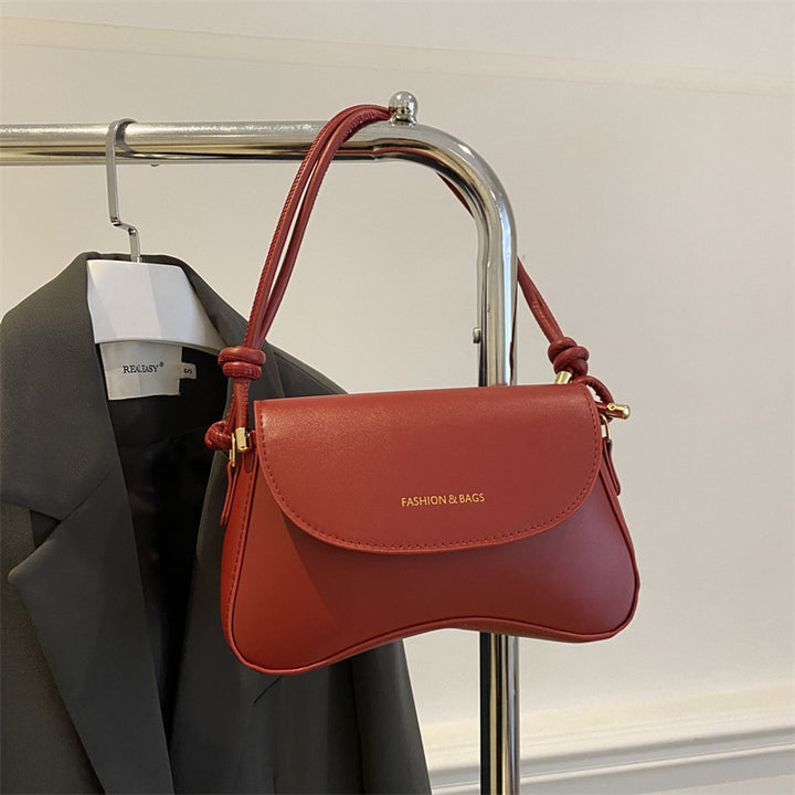Damen elegante Umhängetasche mit strukturiertem Obermaterial Nord Taschen