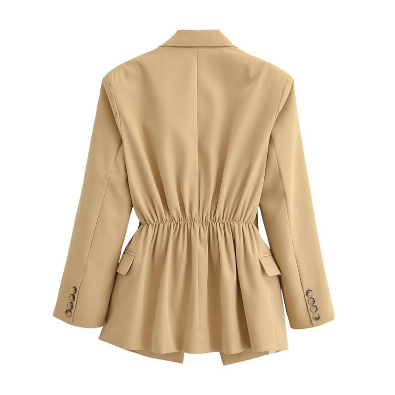 Damen Oversize-Blazer mit markantem Revers und leicht taillierter Silhouette Nord Taschen