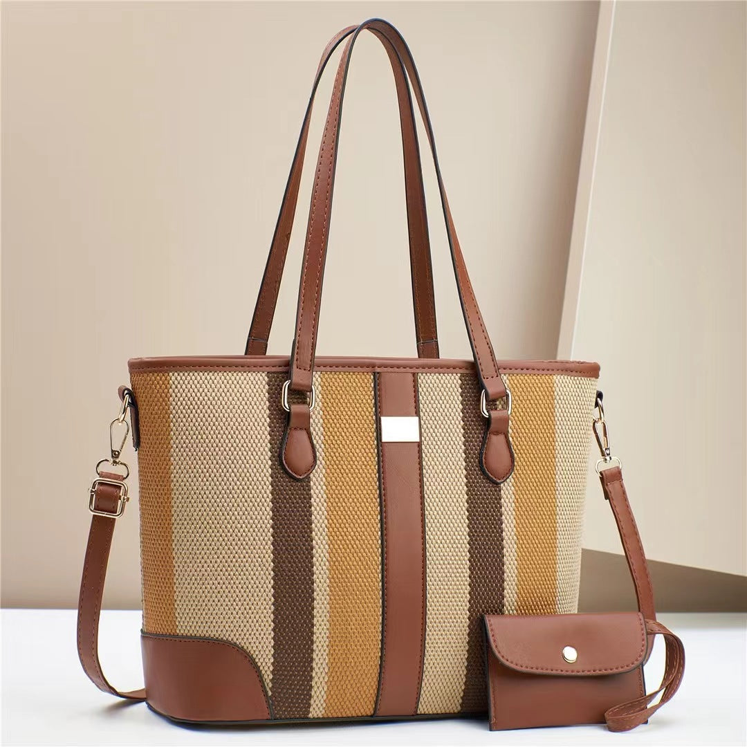 Damen Tote-Bag mit strukturiertem Außenmaterial und abnehmbarer Mini-Clutch Nord Taschen