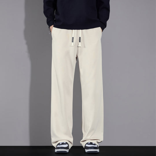 Herren Weite Relaxed-Jogginghose mit Tunnelzug und geradem Bein Nord Taschen