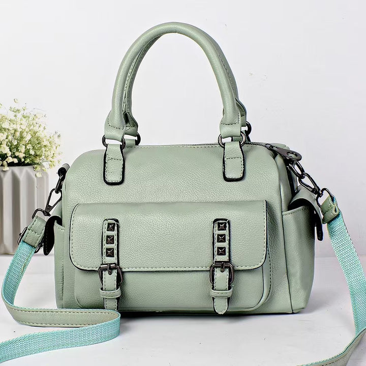 Damen Designer-Tasche mit strukturierter Lederoberfläche und praktischer Umhängemöglichkeit Nord Taschen