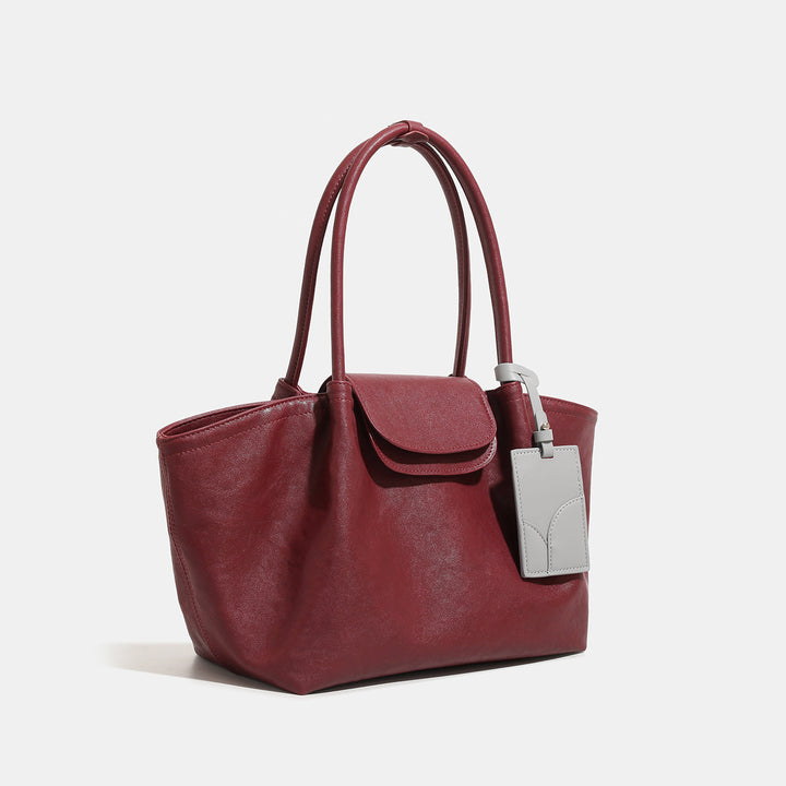 Damen Shopper-Tasche aus hochwertigem Kunstleder mit elegantem Magnetverschluss Nord Taschen