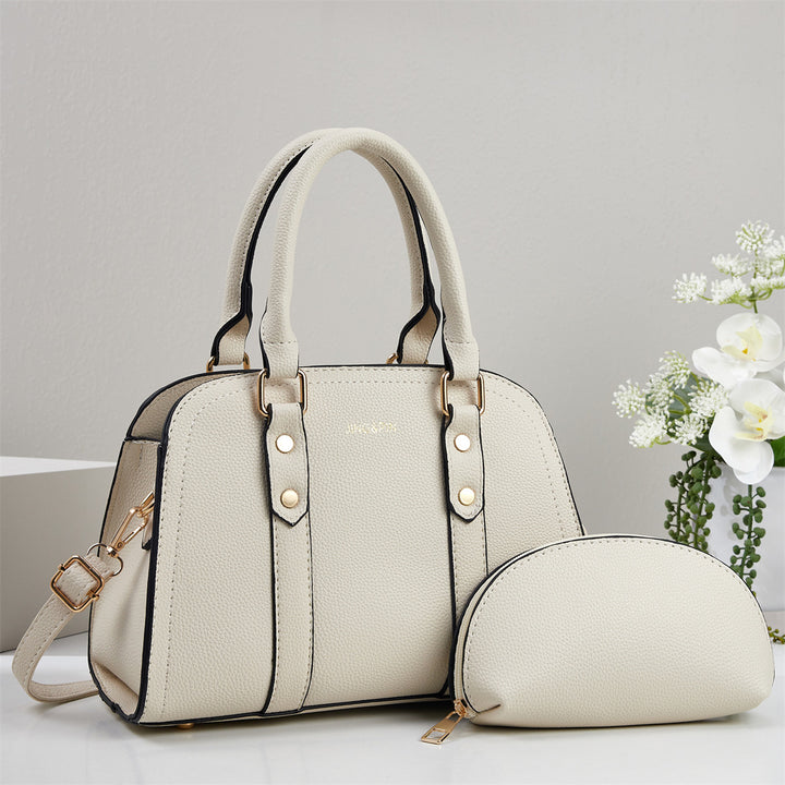 Damen Elegante Handtasche mit abnehmbarer Kosmetiktasche Nord Taschen
