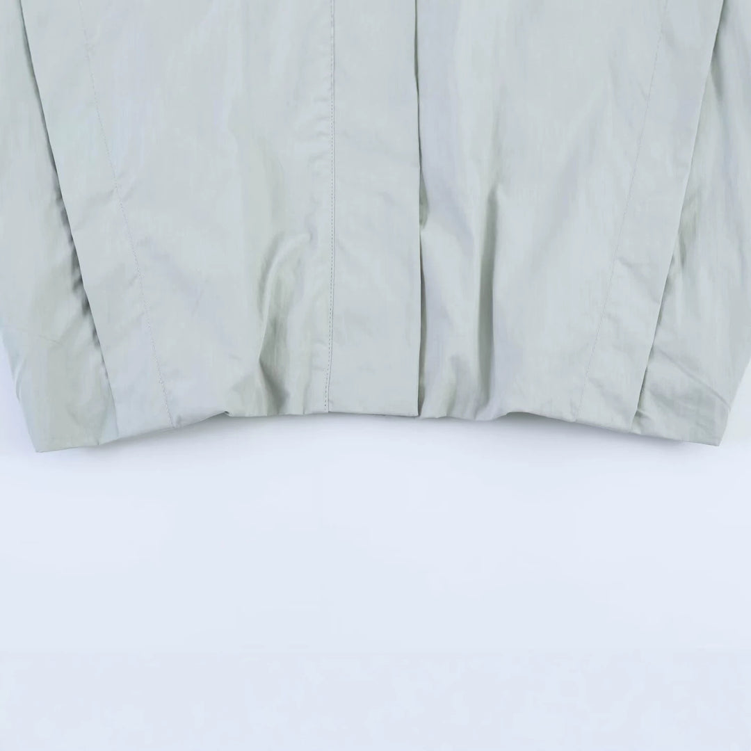 Damen Kurze Windjacke mit Stehkragen, oversized Ärmeln und verdeckter Front Nord Taschen