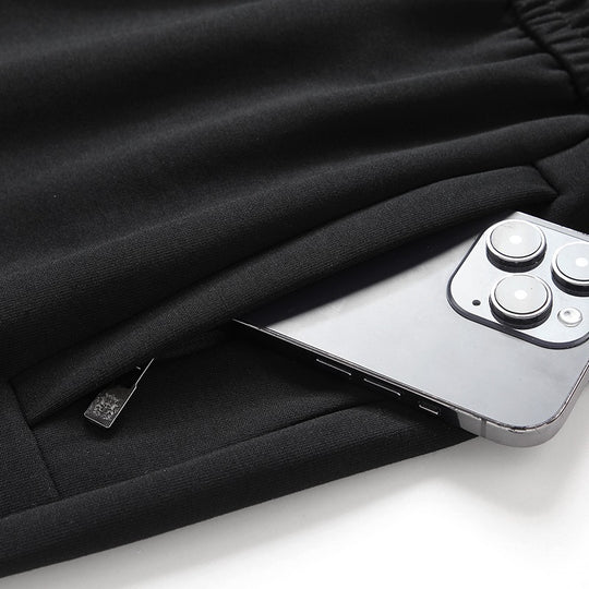 Herren Sportliche konisch zulaufende Jogginghose mit Elastbund, Kordelzug & Reißverschlusstaschen Nord Taschen