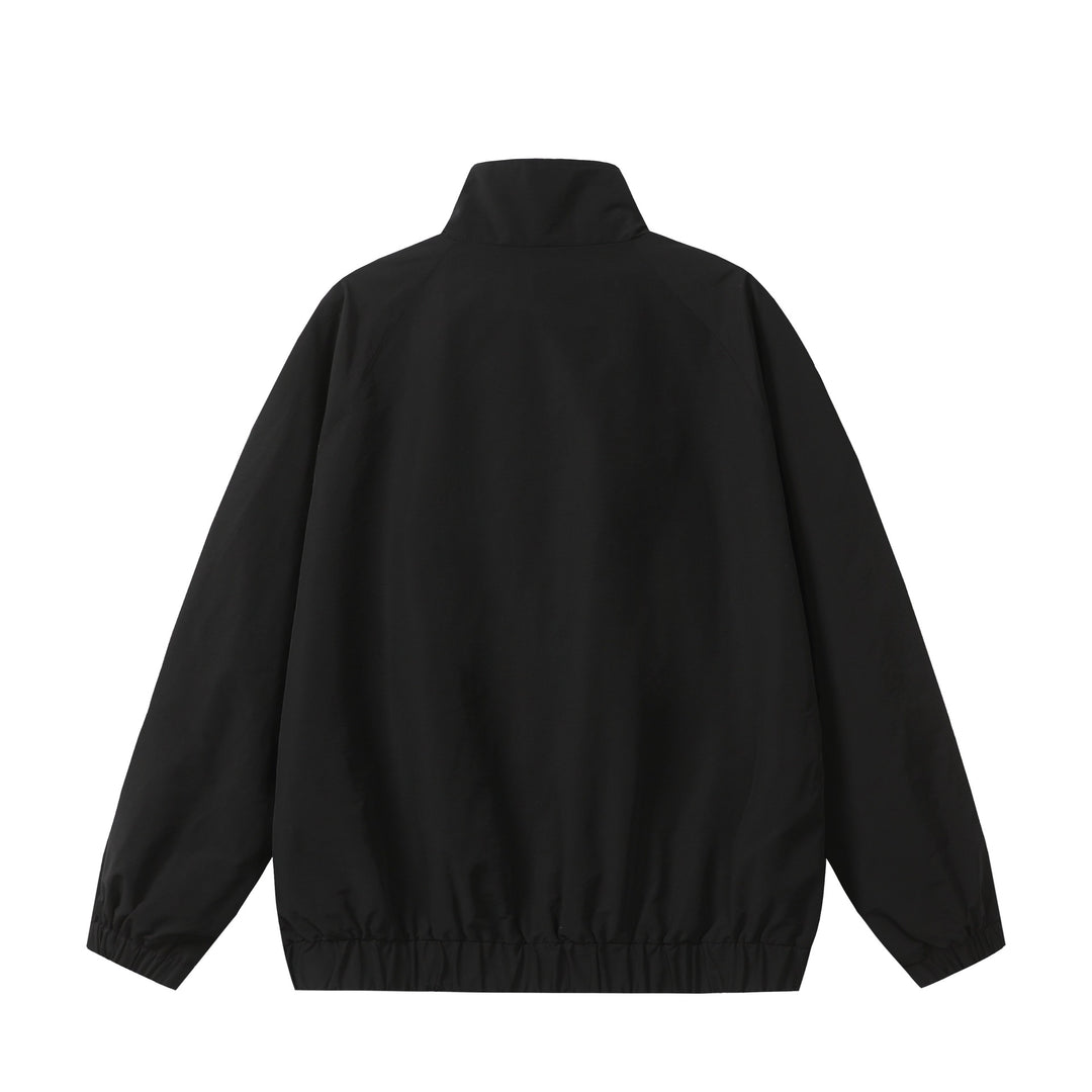 Unisex Sportive Colorblock-Trackjacke mit Stehkragen und durchgehendem Reißverschluss Nord Taschen