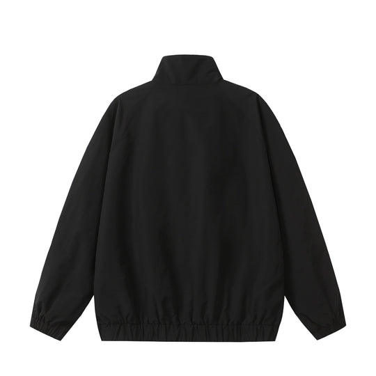 Unisex Sportive Colorblock-Trackjacke mit Stehkragen und durchgehendem Reißverschluss Nord Taschen