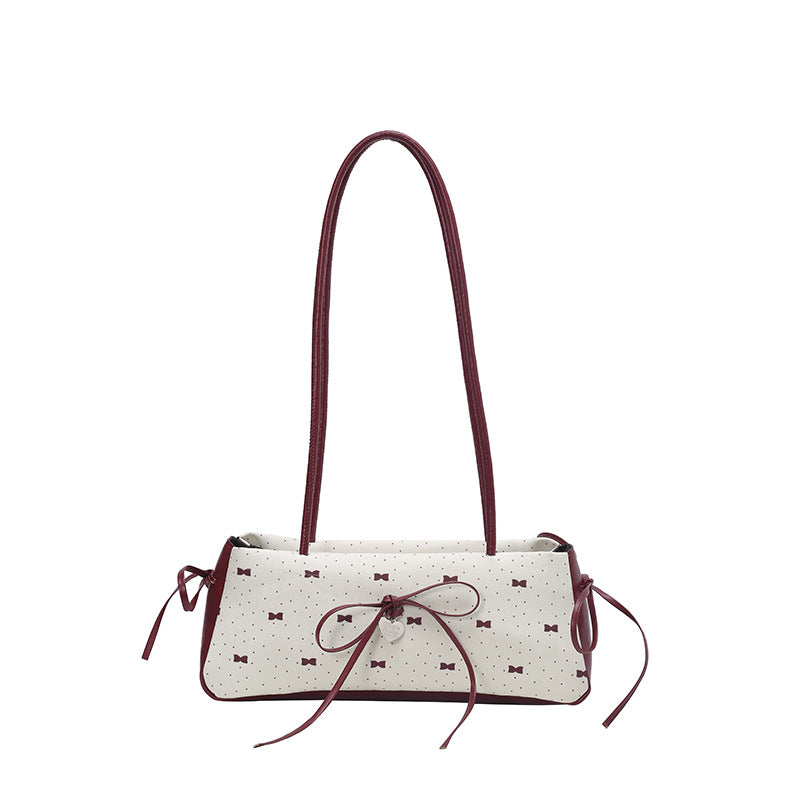 Damen Handtasche mit verschnörkeltem Schleifen-Design Nord Taschen