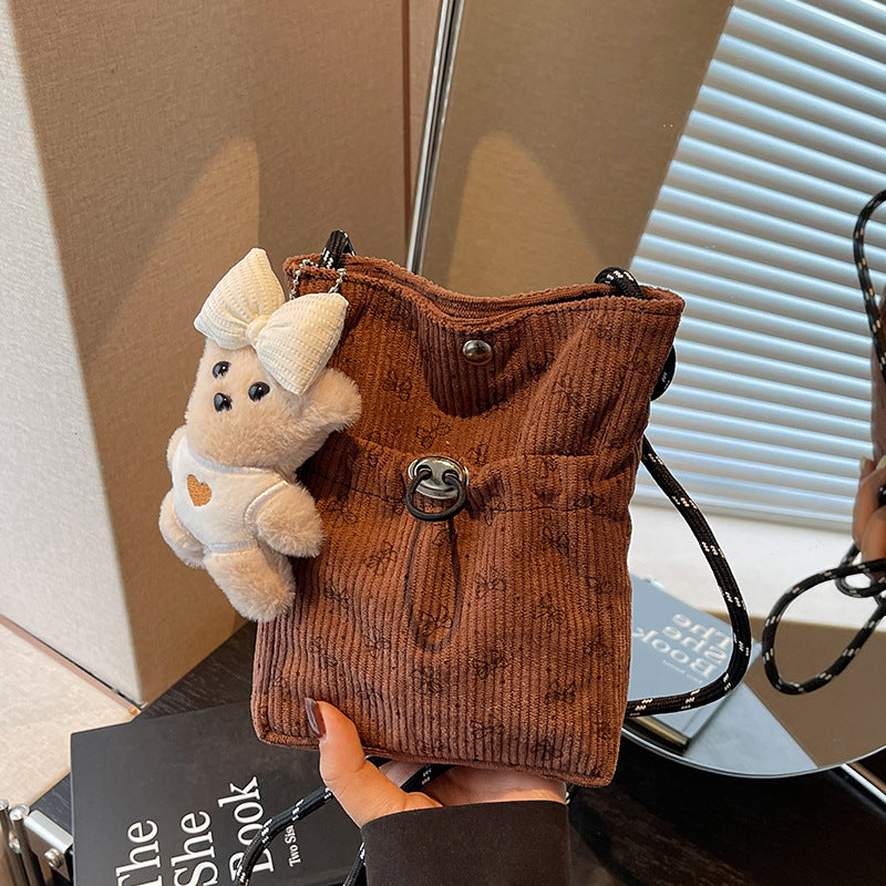 Damen Mini-Umhängetasche mit floralem Design Nord Taschen