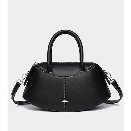 Damen Handtasche mit modernem, geschwungenem Design und abnehmbarem Schulterriemen Nord Taschen