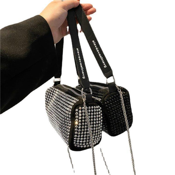 Damen glamouröse Abendtasche mit Strasssteinverzierungen Nord Taschen
