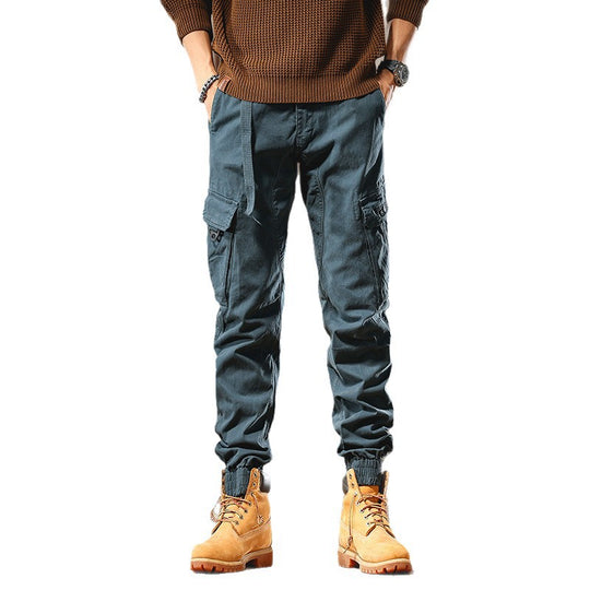 Herren Cargo-Joggerhose mit Multifachtaschen und elastischem Saum Nord Taschen