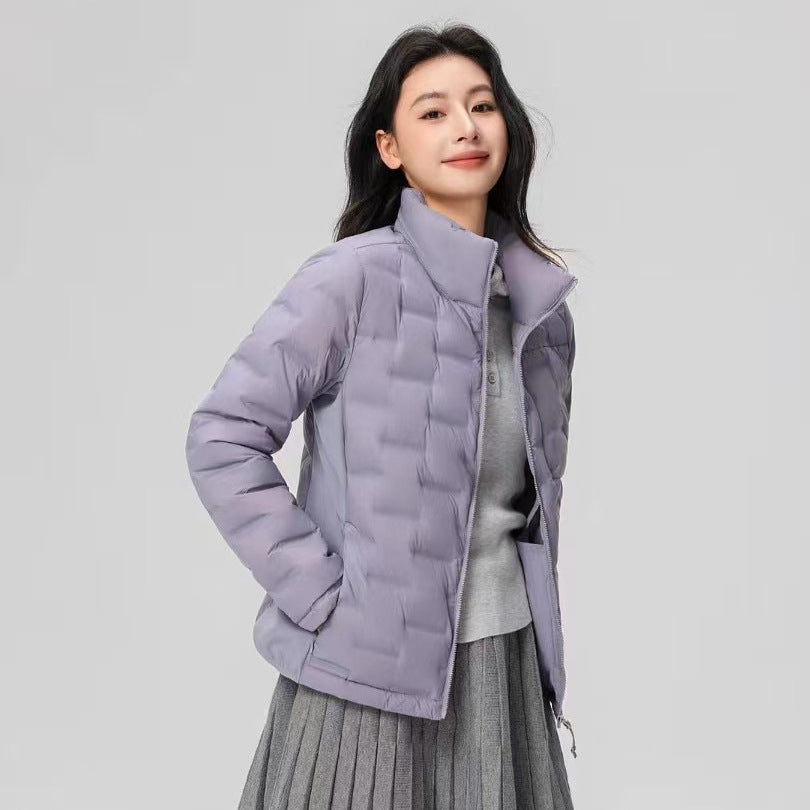Damen Steppjacke mit hohem Kragen und Thermo-Isolierung Nord Taschen