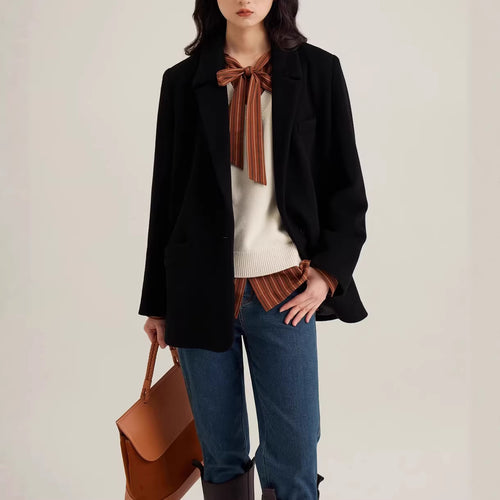 Damen elegante Blazerjacke Nord Taschen
