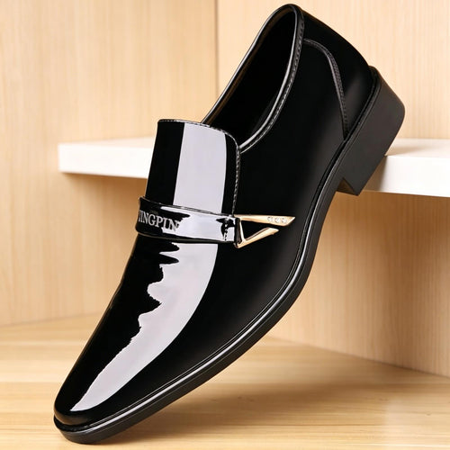 Herren Elegante Lacklederschuhe Nord Taschen