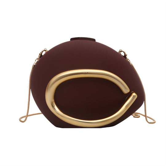 Damen Clutch Tasche mit elegantem Goldakzent Nord Taschen