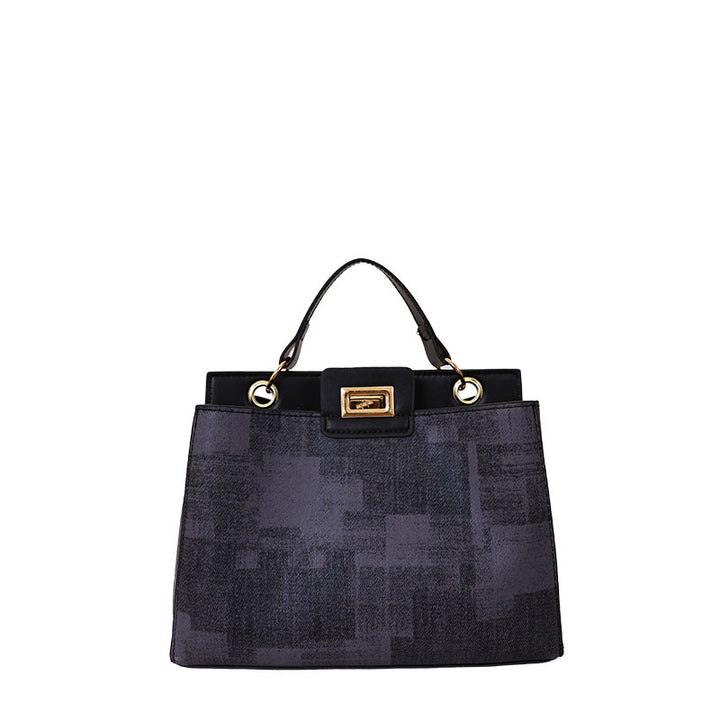 Damen elegante Umhängetasche mit luxuriösem Lederlook und geschmackvollem Verschluss Nord Taschen