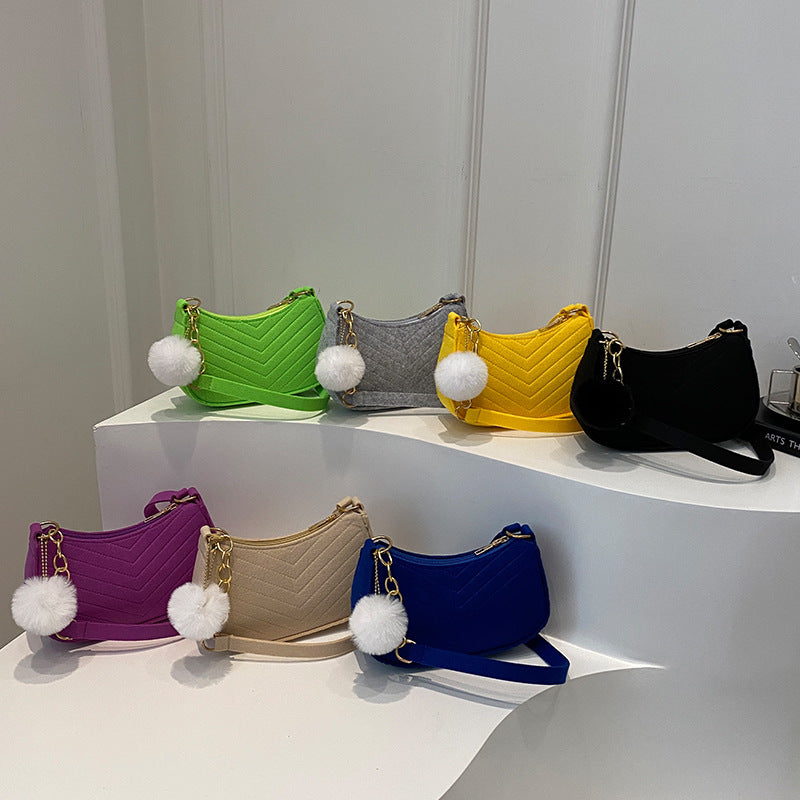 Damen Schultertasche mit elegantem geflochtenem Design Nord Taschen