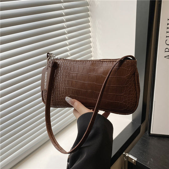 Damen elegante Handtasche mit Krokodilprägung Nord Taschen